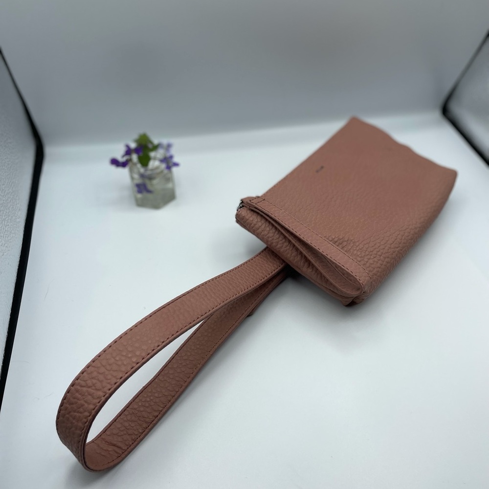 Rose Pink Vegan Leather Waist Purse